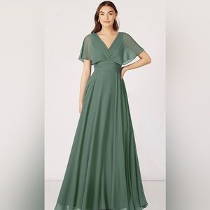 Azazie Eucalyptus Bridesmaid Dress A4